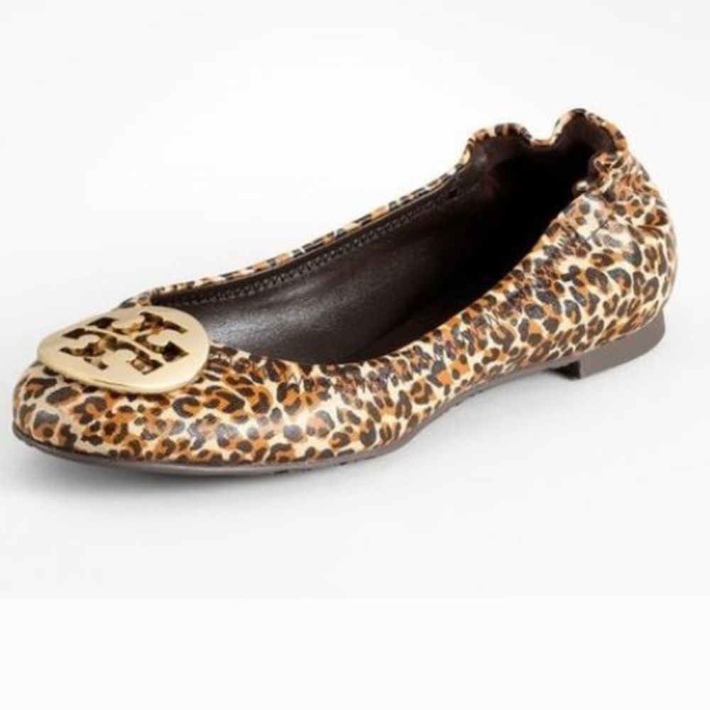 Tory Burch Leopard Print Ballet Flats